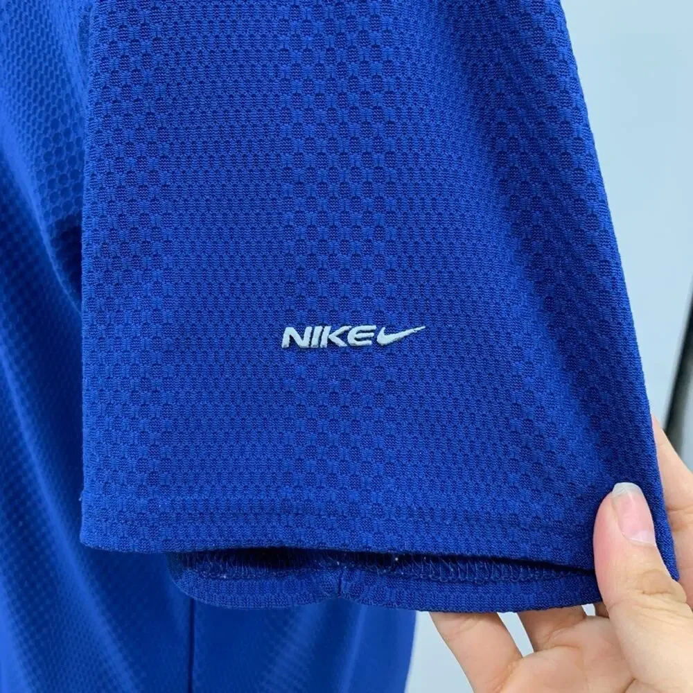 Vintage Nike Shirt‎ Womens S Small Harbor Dri Fit Short Sleeve 1/4 Zip Textured
